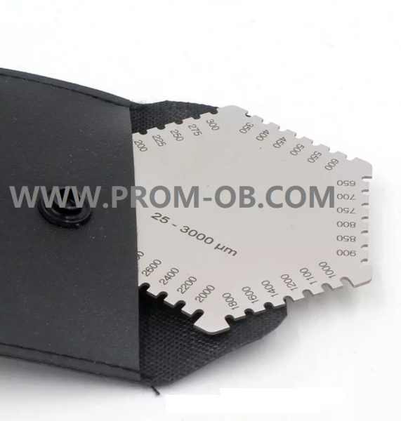 Толщиномер-гребенка мокрого слоя (нержавеющая сталь), 25-3000 мкм